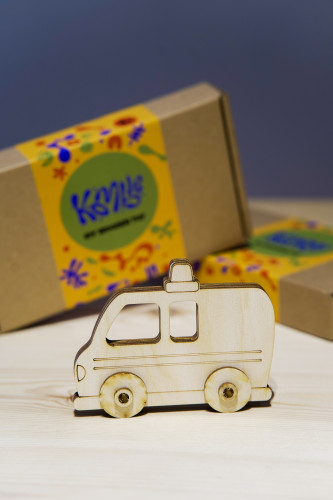 ხის სათამაშოს DIY ყუთი - სასწრაფო