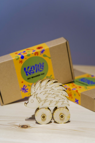 ხის სათამაშოს DIY ყუთი - ზღარბი